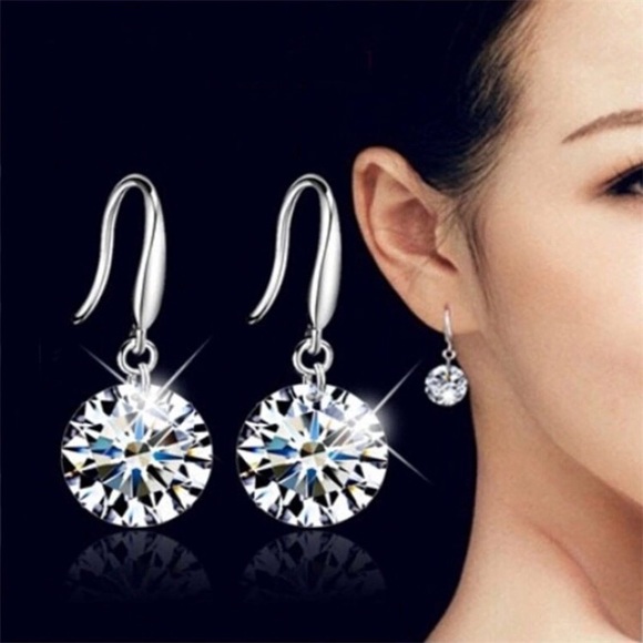 💙💎GRATEFUL💙MAKER💎💙 Jewelry - NEW!💙💎BEAUTIFUL! DROP CZ EARRINGS!💎💙BLING! NWT